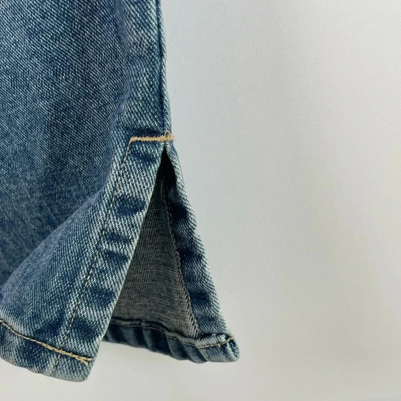 Boston Proper Capri Slit Hem Jeans 100% Cotton Size 2 - Picture 9 of 13